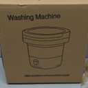 Portable Washing Machine, Mini Washer,16L Upgrade Mini Laundry Machine with Spin Basket, Deep Clean Baby Clothes, Underwear, Socks, Small Pet clothes; Ideal for RV, Dorm, Camping (Purple)