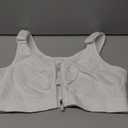 BRABIC Zip Front Closure Everyday Bra for Women Post Surgery Compression Support with Adjustable Straps Wirefree, L