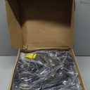 Brightever LED Outdoor String Lights 100FT Patio Lights with 52 Shatterproof ST38 Vintage Edison Bulbs, Outside Hanging Light Waterproof for Porch, Deck, Garden, Backyard, Balcony, 2700K Dimmable (100FT-Warm White, Black Wire)