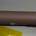 24"x393" Brown Grasscloth Peel and Stick Fabric Textured Contact Paper Linen Wallpaper Vintage Matte Frosted Waterproof Luxury Wallpaper for Bedroom Bathroom Kitchen (Dark Brown)