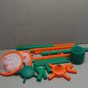 Kids Shooting Target for Nerf Gun Party - Moving Rotating Shooting Practice Game for Boys 8-12 5-7, Outdoor Indoor Large Spinning Windmill Target for Blaster, Toy Gun Accessories