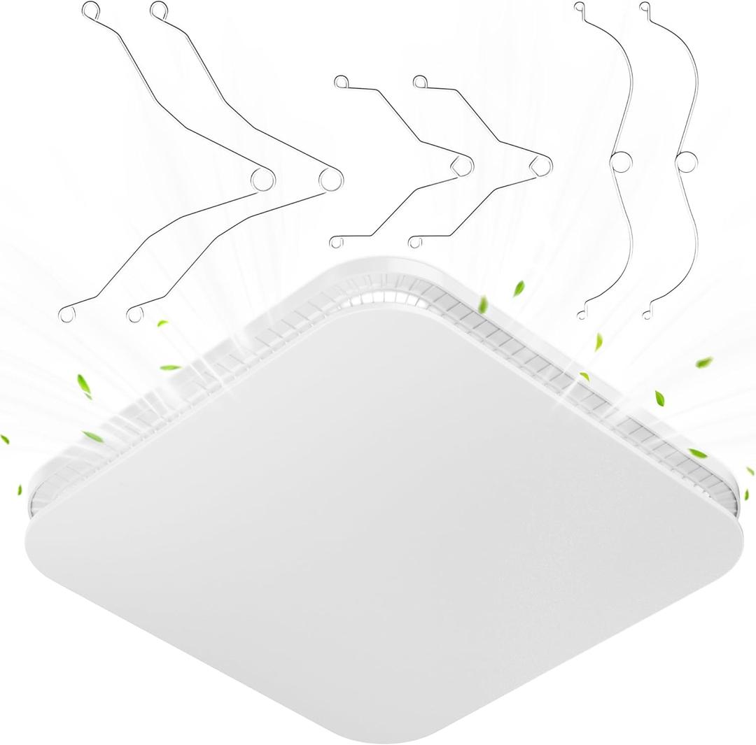 FG701S Bathroom Exhaust Fan Upgrade Replacement Grille Cover (L x W x H: 13.25 x 13.25 x 1.30 inches)  Compatible With Broan-NuTone Small/Medium/Large Size Square Exhaust Fan FG701, Dust-Resistant