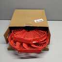 12" Electric Radiator Cooling Fan Assembly Kit, Universal High Performance 12V 80W Motor with Fan Mounting Kit - Red(2 Pack)