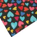 ADOGGYGO Valentine Dog Bandanas 2 Pack, Triangle Reversible Love Heart Scarf, Premium Durable Fabric, Pet Valentine Bandana for Extra Large Dogs (X-Large)