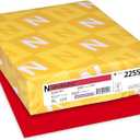 Astrobrights Color Paper, 8.5 x 11, 24 lb/89 gsm, Re-Entry Red, 500 Sheets (21558)