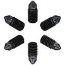 6pcs for Bambu Nozzles,Upgrade 500 High Temperature Wear-Ristant Removable Hardened Steel Nozzle for Bambu Lab A1Mini 3D Printer Hotend 0.2mm*1 0.4mm*3 0.6mm*1 0.8mm*1