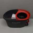 O-Cedar EasyWring Microfiber Spin Mop, Bucket Floor Cleaning System, Red, Gray, Standard
