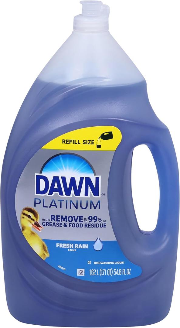 Dawn, Dish Soap Platinum Fresh Rain, 54.8 Fl Oz