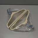 VIS'V Baby Hangers, 11 Inch Velvet Kids Hangers with 6 Pcs Clothes Size Dividers, Infant Toddler Nursery Closet Organization, Non Slip, Beige, 30 Pcs