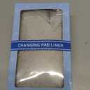 Diaper Changing Pad Liner Non-Slip, Waterproof Terry Mat, Quilted Absorbent Bassinet Liners Washable, 3 Pack 13"x 26" Reusable Portable Changing Table Pad Rectangle Grey (Gray)