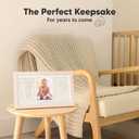 KeaBabies Baby Hand and Footprint Kit - Clay Handprint Keepsake Frame, Newborn Nursery Picture Frame, Personalized New Mom Gifts for Shower & Registry, First Mother's Day (Petal Pink)