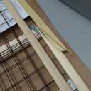 MYPET Extra-Wide Wire Mesh Dog Gate: 29.5-50" Wide. Pressure Mount. No Tools Needed. Puppy Gate 31" Tall, Expandable, Durable Pet Gates for Doorways, Sustainable Hardwood