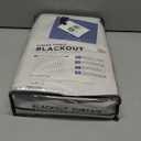 100% Blackout Shield Linen Blackout Curtains for Bedroom 96 Inches Long, Back Tab/Rod Pocket Living Room Drapes, Thermal Insulated Blackout Curtains 2 Panels Set, 50" W x 96" L, Beige