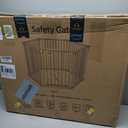 Bonnlo 120-Inch Wide Metal Baby Safety Fence/Play Yard Adjustable Fireplace Hearth BBQ Fire Gate Christmas Tree Gate 5-Panel Playpen for Toddler/Pet/Puppy/Cat/Dog, 25.39"W x 29.3" H Each Panel, White