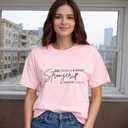 Breast Cancer Awareness Shirt for Women Pink Ribbon T Shirt Heart Graphic Hope Tee Tops (Pink, M)
