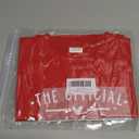 Boys Girls Baking Shirts Cookie Lover T-Shirt Official Cookie Tester Tee Tops (Red) 3T