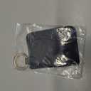 Credit Card Holder for Women, Card Holder Wallet, Card Case Wallet, Minimalist Wallet, Small Wallets with Keychian, Slim Front Pocket Wallets (Black)