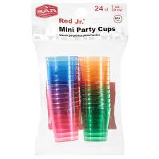 1 Oz Mini Party Cups 24 CT  3 Pack