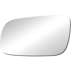 BOOLEE Mirror Glass Replacement fit for Volkswagen VW|1999-2002 Cabrio 1999-2006 Golf 1999-2005 Jetta 1998-2004 Passat Driver Left Side LH With Adhesives
