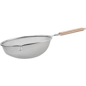 Winco Strainer with Single Fine Mesh, 8-Inch Diameter, Medium, Stainless Steel, Tan,Silver Winco Strainer with Single Fine Mesh, 8-Inch Diameter, Medium, Stainless Steel, Tan,Silver