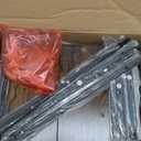 Furologee Kitchen Bakers Rack with Hutch, Coffee Bar Station 4 Tiers, Microwave Oven Stand with 6 S Hooks and Pegboard, Kitchen Microwave Rack for Spice Organizer Workstation, Rustic Brown (22inch)