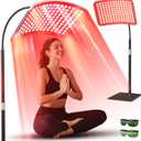 Red Light Therapy for Body and Face, Infrared Red Light Therapy Lamp with Stable Stand, 660nm and 850nm Infrared Pannel