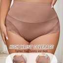 Shapewear for Women Tummy Control Panties Lace High Waist Seamless Tummy Control Shapewear (Beige, XL)