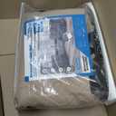 TAOCOCO 100% Waterproof Loveseat Recliner Cover with Center Console, Reversible Reclining Couch Cover for 2 Seats with Leg Straps, Washable Split Sofa Cover Protector for Pets Kids (Camel)