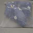 MAXYOYO Mattress Cover for Traditional Japanese Futon Mattress, Futon Floor Mats Cover with Zipper, Super Soft and Machine Washable, Navy Floral, Twin