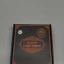 Vamslove Wooden Heavy Weighted Chess Pieces Only-3.8'' King-Extra 2 Queens-34 Wood Tournament Chessmen for Chess Set,Velvet Storage Bags Included