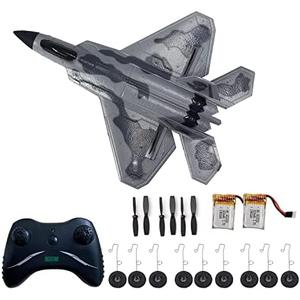 OTXKOO RC Plane Remote Comtrol Airplane RC 2CH Plane, F-22 Remote Control Airplane Ready to Fly, 2.4GHz Aircraft, Easy to Fly RC Glider for Beginners