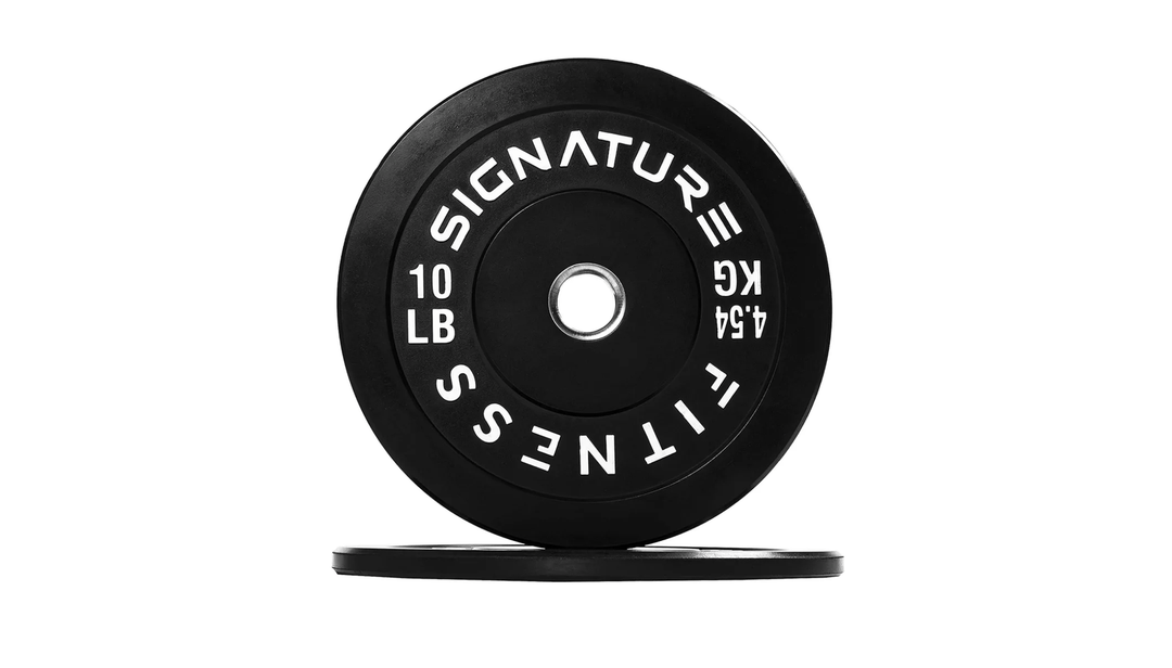 Fitvids Olympic Bumper Plates Set, 2" Weight Plates for Strength Training & Weightlifting 10 Lb