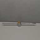 Balance Towel Bar Single Base Brass Towel Rack Adjustable Left and Right Wall Mounted Bathroom Towel Holder 20 inch Chrome Finished