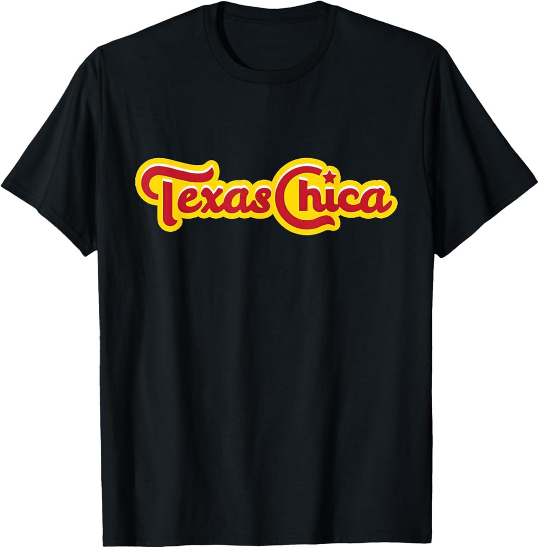 Texas Chica T-Shirt (Small, Black)