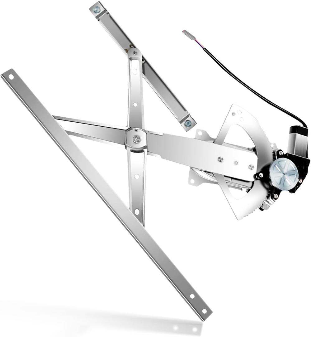 SCITOO Power Window Regulator With Motor For Ford For Explorer | For 1991-2001 For Ford For Explorer Front Left Driver Side|2 Pins Motor|Replaces OE# 741-673|3L2Z 7823209-AA