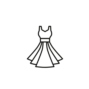 Casual Summer Dresses for Women - Flutter Short Sleeve Crew Neck Smocked A Line Flowy Midi Dress, Size L