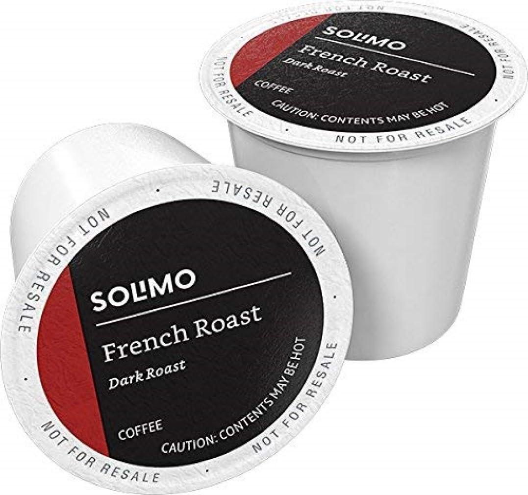 Solimo Coffee French Roast, (100CT), Best By: 12 NOV 2026