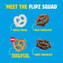 Flipz Milk Chocolate Covered Pretzels (5oz, Pack of 6), Perfect Sweet, Salty, & Crunchy Snack For Adults And Kids