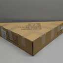 HBCY Creations Flag Display Case with Certificate Holder for 5' x 9.5' American Veteran Burial Flag, Solid Wood with Glass Front with Wall Mount or Standing Display, Cherry Finish