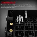 DAIERTEK Fuse Relay Box 12V Automotive 10 Slots Relay Holder 15 Slots ATC/ATO Fuse Holder Universal Fuse and Relay Box Block for Automotive Truck Marine Boat