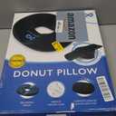 Everlasting Comfort Donut Pillow for Tailbone Pain Relief Ergonomic Seat Cushion - Hemorrhoid Pillow for Sitting- Ideal Memory Foam Coccyx Chair Cushion for Postpartum Pregnancy, Anti-Slip, Washable