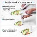 Vixino Vacuum Sealer, Vacuum Sealer For Food, Handheld Vacuum Sealer (Vacuum Sealers + 30 Reusable Vacuum Seal Bags)