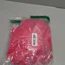 XeGe Fluffy Back Support Pillow Cover for Bed (No Filler), Faux Fur Backrest Pillow Case for Sitting in Bed, Furry Fuzzy Reading Pillow Cover for Adults Kids, Hot Pink