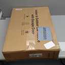 Heated Cat House for Outside, Waterproof Awning & Escape Door Heated Cat Houses for Indoor/Outdoor Cats in Winter, Elevated & Insulated Outdoor Cat Shelter for Feral Cat(Black Camo, 25"x16"x12")