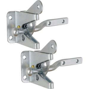Design House 189407-GS Self-Locking Heavy Duty Gate Latch 2-Pack Galvanized Steel