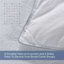 MAPLE DOWN Soft Full Size Comforter Duvet Insert-Down Alternative Comforter with Corner Tabs-Lightweight Fluffy Breathable Machine Washable (White, 82x86)