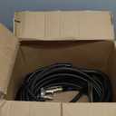 Heavy Duty Garden Hose, 25ft x 5/8" Water Hose, Flexible Hybrid Hose with 10-Pattern Spray Nozzle, Swivel Handle, Male to Female Fittings, Burst 600 PSI (Black)