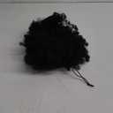 Short Afro Kinky Curly Ponytail Hair Piece for African American Ponytail Extension Synthetic Afro Kinky Curly Ponytail for Women(Black(1B))