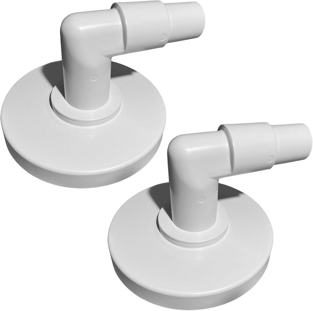 Lomodo 2 Pack 6 Inch SP11041 Pool Skimmer Vacuum Plate with 1-1/4and 1-1/2 Combo Hose Elbow Above-Ground Pool Skimmer Compatible with Hayward SP1090, SP1091, SP1092 Skimmer