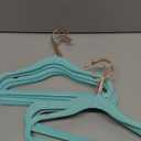 Baby Hangers Velvet 50 Pack-11.4 Inch,Baby Clothes Hanger Non Slip, Kid Hanger for Closet,Durable Infant/Toddler Hangers Teal Hanger